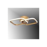 TT AYDINLATMA Tt405-2-esk Eskitme Boyalı 2 Li Kare (Beyaz Işık) Led Avize Eskitme