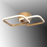 TT Aydınlatma TT405-2-ESK Eskitme Boyalı 2'li Kare LED Avize - Sarı Işık