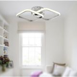 TT Aydınlatma TT405-2-KR Tt Aydınlatma Krom Kaplama 2 Li Kare LED Avize - Beyaz Işık