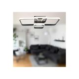 TT AYDINLATMA TT500-4-SY TT Aydınlatma (Sarı Işık) Mat Siyah Plofonyer 4 lü Led Avize Siyah 70 x 50