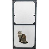 TT Pratik Sineklik Kedi Tüllü Sabit Kapı Sinekliği Antrasit (En= 0-90 Cm. Boy= 0-210 Cm.) Istenilen Ölçüde