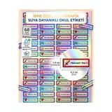TT sticker Gamer Temalı Suya Dayanıklı Holografik Okul Etiketi Defter Kitap Su Matarası Sticker Çıkartma