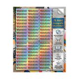 TT sticker Suya Dayanıklı Kişiye Özel Kalpli Holografik İsim Etiketi Hologram Okul Sticker Defter Kitap Su Matarası Etiket