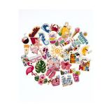 TT sticker Yaz-Tatil Temalı Sticker Set Bullet Journal Ajanda Valiz Laptop Tablet Telefon Etiket Çıkartma
