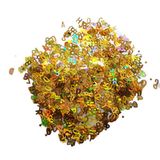 TT Tahtakale Toptancıları Karışık Glitter Harf Epoksi Reçine Harfleri 100 GRAM Metalik Gold