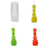 TT Tahtakale Toptancıları Silikon Tavşan Mum Kalıbı 10.5X4.5 CM