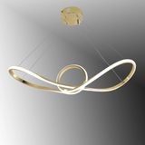 TT002-SR TT Aydınlatma Papyon Modeli Sarı Kaplama ( Beyaz Işık ) Led Avize
