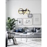 TT003-SY TT Aydınlatma Sarmal Modeli Mat Siyah Led Avize