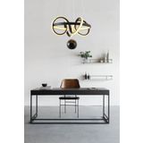 Tt003tpl-Sy Tt Aydınlatma Sarmal Modeli Mat Siyah Mermer Desen Toplu Led Avize