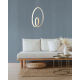 TT004-BY TT Aydınlatma Göz Modeli Mat Beyaz Led Avize