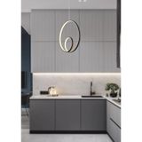 TT004-SY TT Aydınlatma Göz Modeli Mat Siyah Led Avize