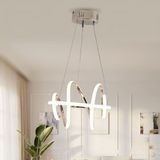 TT005-FSR Tt Aydınlatma Burgu Modeli Fransız Sarı Kaplama LED Avize - Rose Gold - Sarı Işık