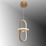 TT006-1-ESK TT Aydınlatma Minyon Modeli Tekli Eskitme ( Beyaz Işık ) Led Avize