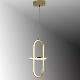 Tt006-1-Sr Tt Aydınlatma Minyon Modeli Tekli Sarı Kaplama Led Avize