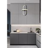 TT006-1-SY TT Aydınlatma Minyon Modeli Tekli Mat Siyah Led Avize
