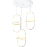 TT006-3Y-BY TT Aydınlatma Minyon Modeli ( Gün Işığı Led ) 3 lü Mat Beyaz Yuvarlak Led Avize