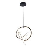 TT013-SY TT Aydınlatma Düğüm Modeli Mat Siyah Led Avize