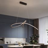 TT018-SY TT Aydınlatma İmza Modeli Mat Siyah Led Avize