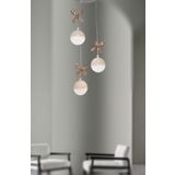 TT033-3-BY TT Aydınlatma Kelebek Toplu Model Mat Beyaz 3 lü 3 Renk Modüllü Ledli Avize