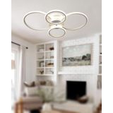 TT035-4-BY TT Aydınlatma Drone Modeli Mat Beyaz 4 lü ( Sarı Işık ) Led Avize