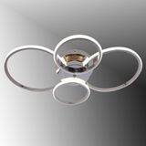 TT035-4-KR TT Aydınlatma Drone Modeli Krom Kaplama 4 lü ( Gün ışığı ) Led Avize