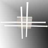 TT036-KR Tt Aydınlatma Hashtag Modeli Krom Kaplama LED Avize - Beyaz Işık