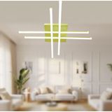 TT036-SR Tt Aydınlatma Hashtag Modeli Sarı Kaplama LED Avize - Gold - 3 Renk Işık