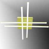 TT036-SR Tt Aydınlatma Hashtag Modeli Sarı Kaplama LED Avize - Gold - Sarı Işık
