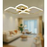 TT050-SR TT Aydınlatma ( Gün Işığı ) Baklava Desen Sarı Kaplama 4 lü Led Avize