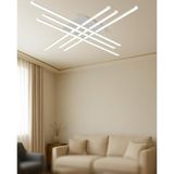 TT070-BY Tt Aydınlatma 6 Lı Çubuk Model Mat Beyaz LED Avize - Gün Işığı