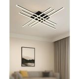 TT070-SY Tt Aydınlatma 6 Lı Çubuk Model Mat Siyah LED Avize - Gün Işığı