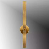 Tt078-Sr-Dsncbk-Pilli-Apl 60 Cm Çizgili Profil Sarı Kaplama Pilli Çubuk Aplik