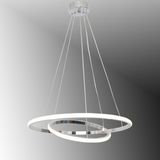 Tt300-2 Kr Tt Aydınlatma Halka 2 Li Krom Led Avize