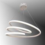 TT301-BY TT Aydınlatma Yay Modeli Mat Beyaz Led Avize