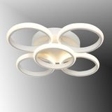 Tt304-4+1-By Yuvarlak Tt Aydınlatma Mat Beyaz 5 Li Led Avize