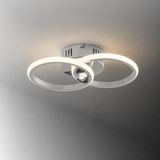 TT305-2-KR Tt Aydınlatma Krom Kaplama 2 Li LED Avize - 3 Renk Işık