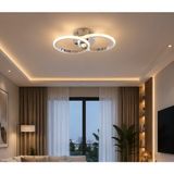TT305-2-KR Tt Aydınlatma Krom Kaplama 2 Li LED Avize - Beyaz Işık