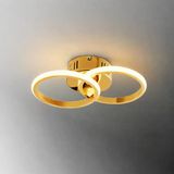 Tt305-2-Sr Tt Aydınlatma Sarı Kaplama 2 Li Led Avize