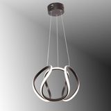 Tt306-35-Sy Tt Aydınlatma Kavis Modeli Mat Siyah Led Avize