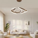 TT307-35-ESK TT Aydınlatma Helezon Modeli Eskitme Boyalı ( 3 Renk Işık Modüllü ) Led Avize