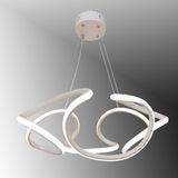 Tt307-40-By Tt Aydınlatma Helezon Modeli Mat Beyaz Led Avize