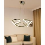 TT307-40-FSR Tt Aydınlatma Helezon Modeli Fransız Sarısı Kaplama LED Avize - Rose Gold - Sarı Işık