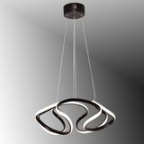 Tt307-40-Sy Tt Aydınlatma Helezon Modeli Mat Siyah Led Avize