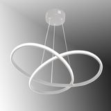 TT310-BY Tt Aydınlatma Trio Modeli Mat Beyaz LED Avize - Sarı Işık