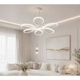TT313-BY Tt Aydınlatma Papatya Modeli Mat Beyaz LED Avize - Gün Işığı