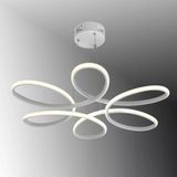 Tt313-By Tt Aydınlatma Papatya Modeli Mat Beyaz Led Avize
