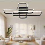 Tt324-sy Tt Ayd. Gün Işığı 57x17 Profil Mat Siyah 3lü Led Avize Siyah