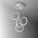 Tt339-3+1-Fullkr Tt Aydınlatma Nexus Modeli 20 Lik Halka 4 Lü Led Avize