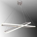 Tt400-2 By Tt Aydınlatma Dikdörtgen 2 Li Mat Beyaz Led Avize