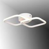 Tt405-2-By Tt Aydınlatma Mat Beyaz 2 Li Kare Led Avize beyaz-isik